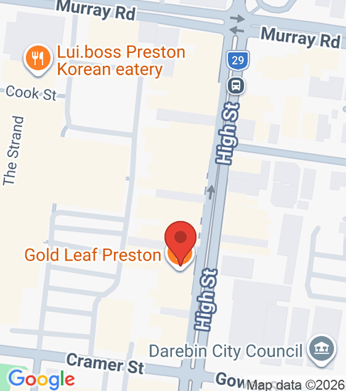 Gold Leaf Preston map