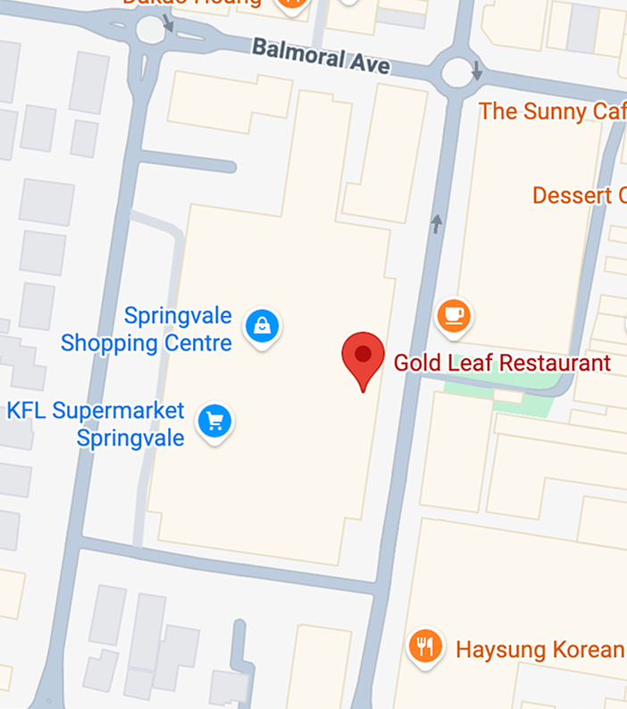 Gold Leaf Springvale map